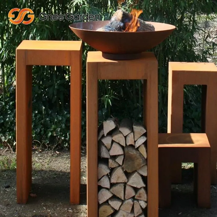 Corten Steel Propaani Fire kaivo puhdas palaminen