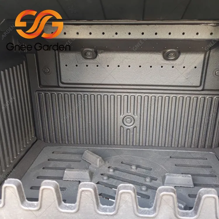 Valurautaiset takat sisätilojen lämmitykseen