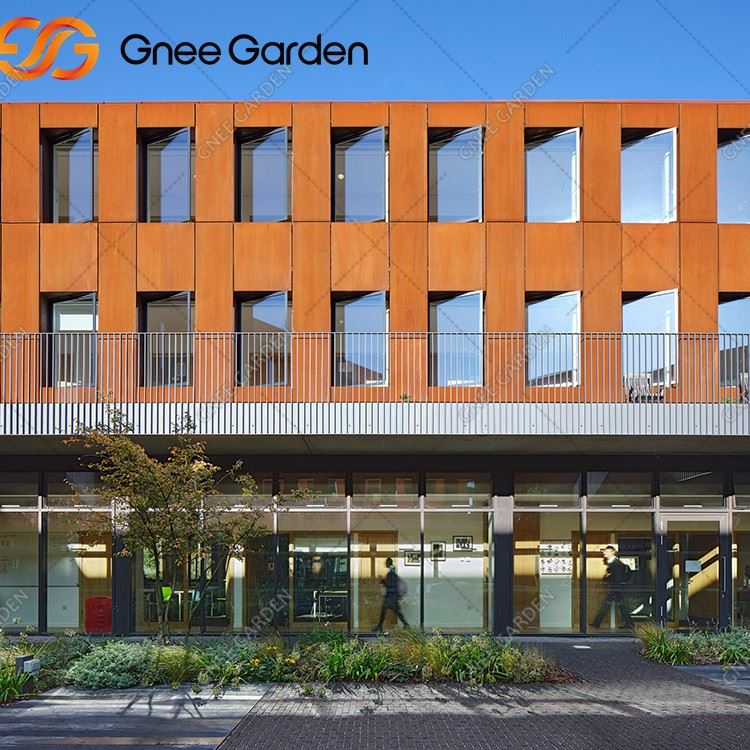 Cladding Corten Steel Curtain Wall