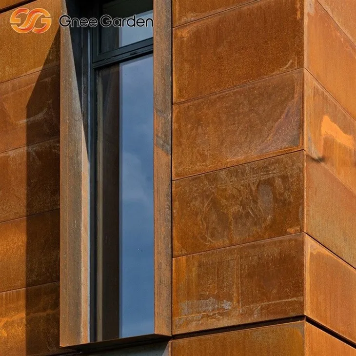 Facade Panels Authentic Corten Steel