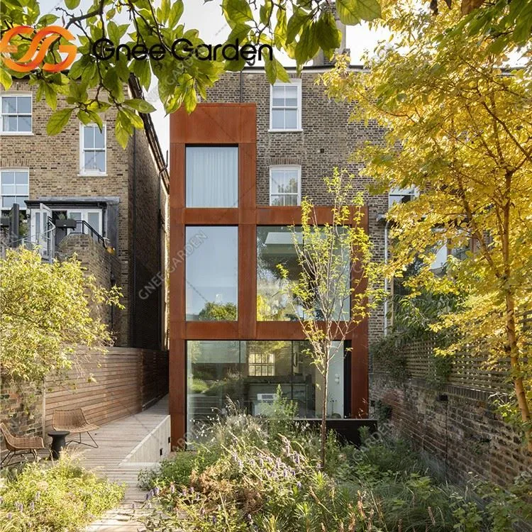 Corten Cladding Wall Modern Design