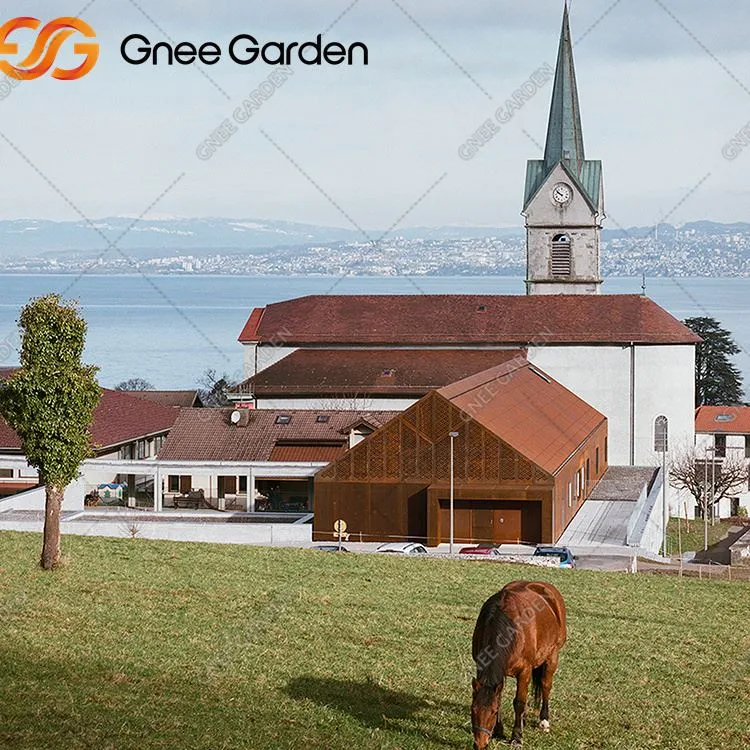 Cortenin julkisivun verhonseinä