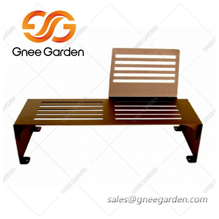 Cortenin puutarhapenkki