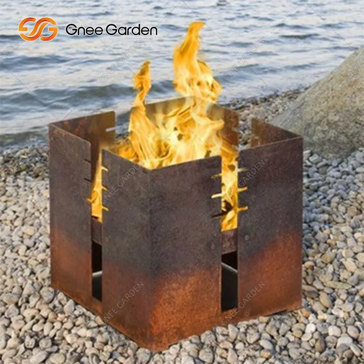 Corten Steel BBQ -grillit ulkona ruoanlaitto