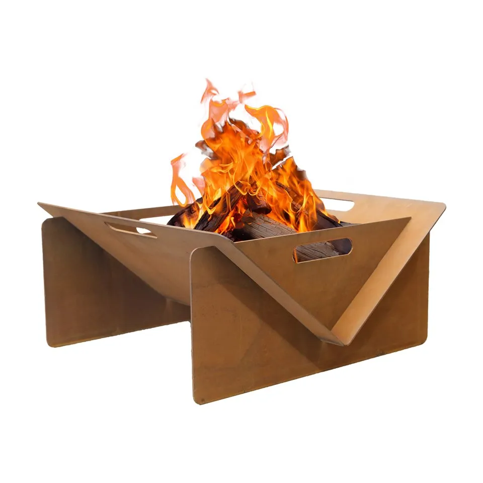 Corten Steel Garden Fire Pit
