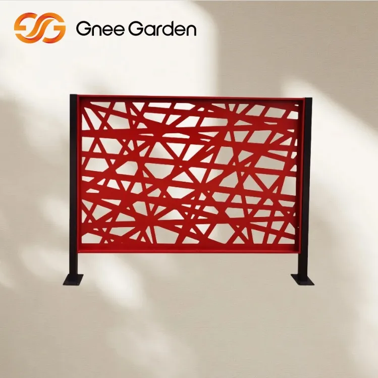 Corten Steel Red Laser -leikkausmetallipaneelit