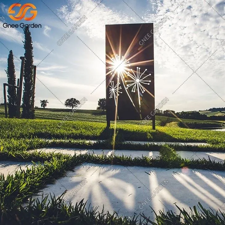 Garden Corten Steel Screen