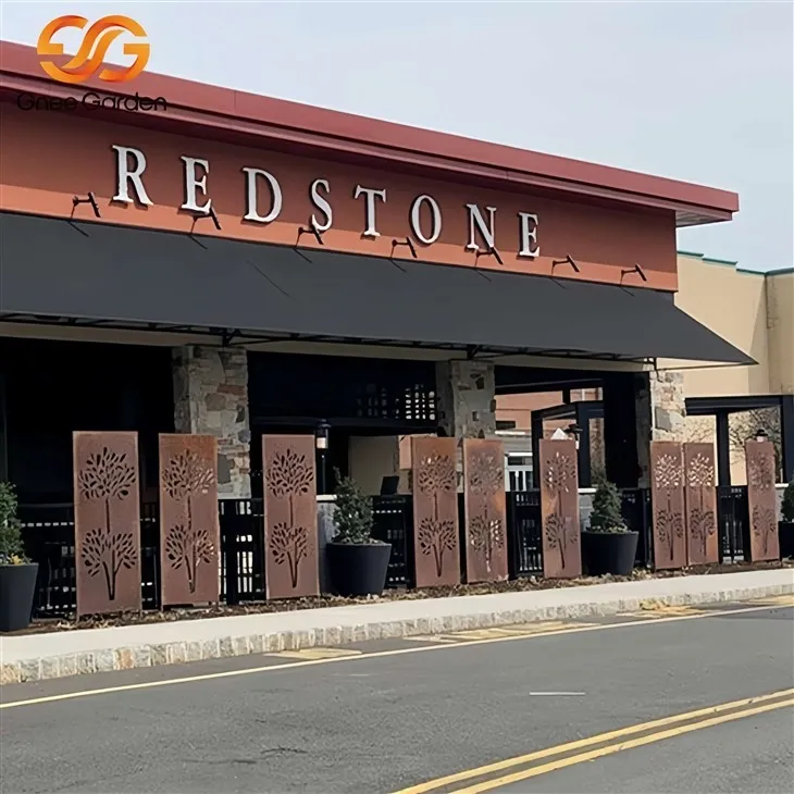 Puutarhalaserleikkaus metallikorten-näytöt