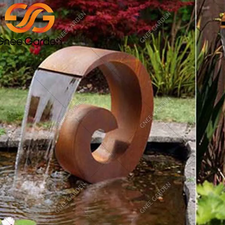 Garden Waterfall Corten Steel