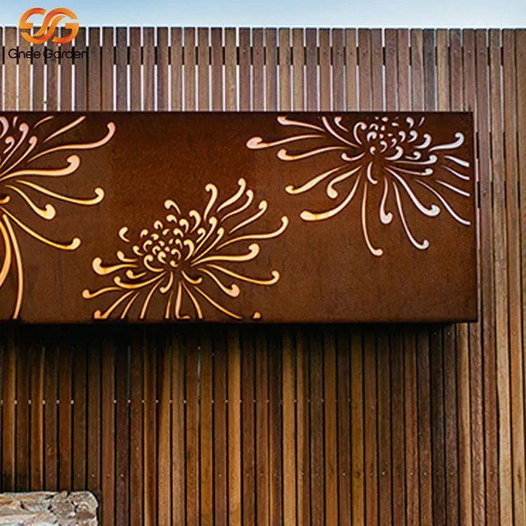 Metalliset puutarhanäytöt