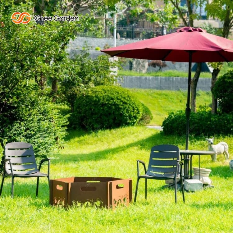 Moderni ulkoilu Corten Steel Fire Pit