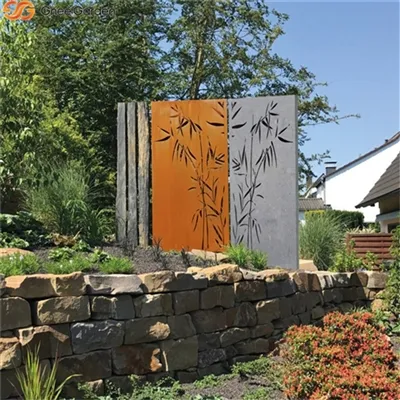 Cortenin teräsnäytöt: Käytetään puutarhasuunnittelussa -Gnee