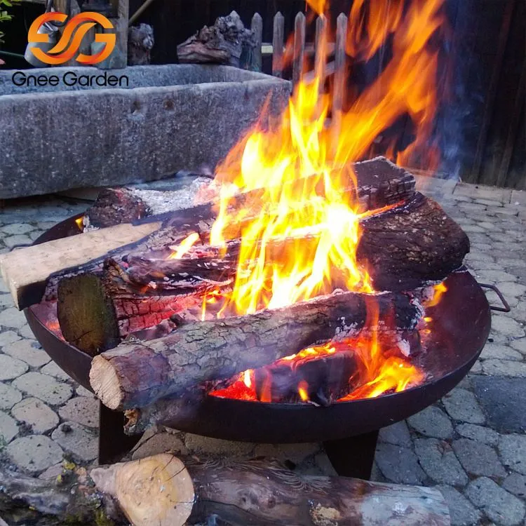 Patio Camping Puunpoltto Corten Steel Fire Pit