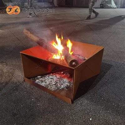 Corten Outside Fire