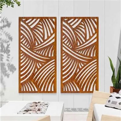 Koristeelliset laserleikatut metallipaneelit