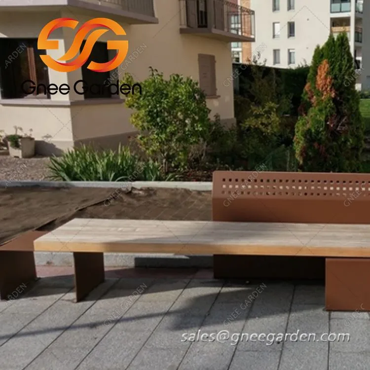 Säänkestävät teräksiset ulkokalusteet